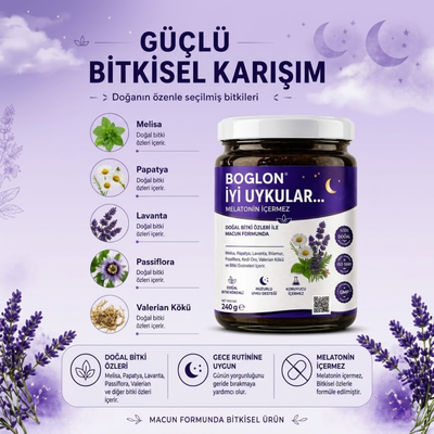 Boglon — Gece Macunu™ ile "Gece uyur, sabah yaşarsın."