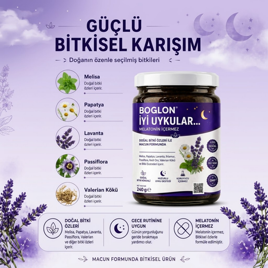Boglon — Gece Macunu™ ile "Gece uyur, sabah yaşarsın."