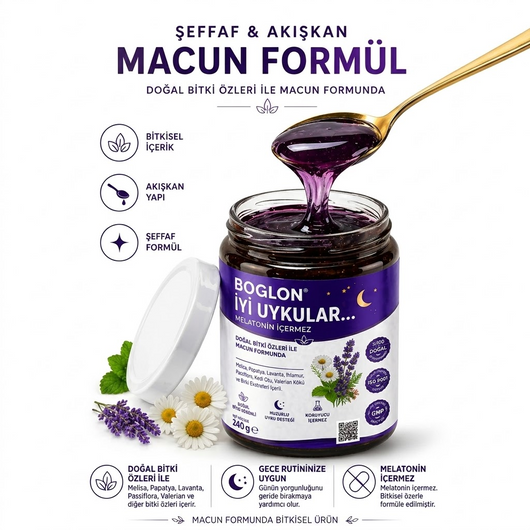 Boglon — Gece Macunu™ ile "Gece uyur, sabah yaşarsın."