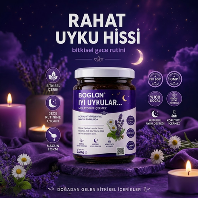Boglon — Gece Macunu™ ile "Gece uyur, sabah yaşarsın."